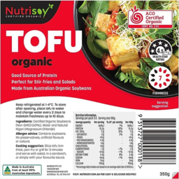Photo of NUTRISOY Org Plain Tofu