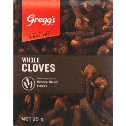 Photo of Greggs Seasoning Packet Whole Cloves 25g