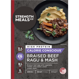 Photo of Strength Meals Co Meal Beef Ragu 350g
