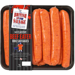 Photo of British Beefeater BBQ Sausages 1kg