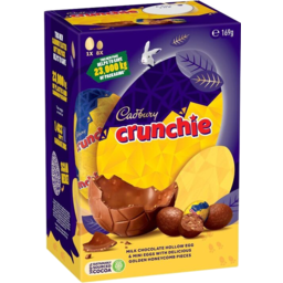 Photo of Easter Cadbury Egg Gift Box Crunchie 169gm