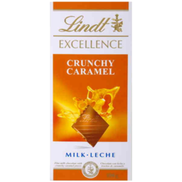 Photo of Lindt Excellence Crunchy Caramel Block 100gm