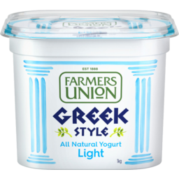 Photo of Farmers Union Greek Style Natural Light Yogurt
