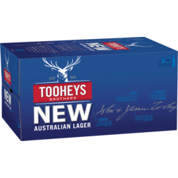 Photo of Tooheys New 24 X 375ml Bottle Carton 