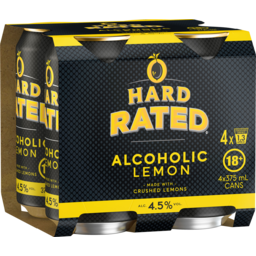 Photo of Hard Rated 4.5% 4x375ml Can