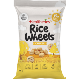 Photo of Healtheries Rice Wheels Cheese Flavour 6 Pack 126g
