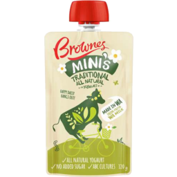 Photo of Brownes Mini's Yoghurt Pouch Traditional 120gm