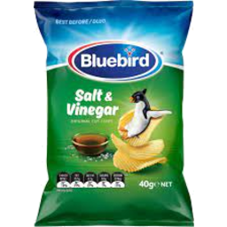 Photo of Bluebird Potato Chips Original Cut Salt & Vinegar 45g