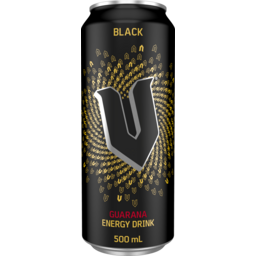 Photo of V Black Guarana Energy Drink Can