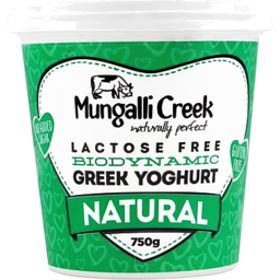 Photo of Mungalli Creek - Natural Greek Yoghurt 750g