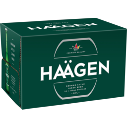 Photo of Haagen Premium Lager 24x330ml Bottles
