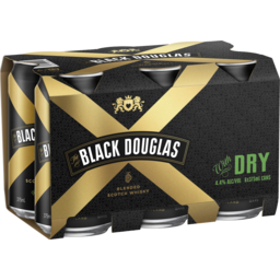 Photo of Black Douglas Blended Scotch Whisky & Dry 6x375ml