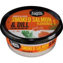 Photo of Zoosh Smoked Salmon Flavoured & Dill Dip 185g 185g
