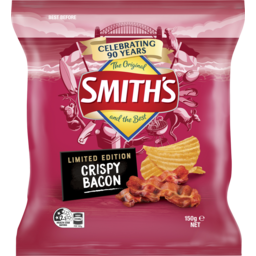 Photo of Smiths Crinkle Crispy Bacon 150gm