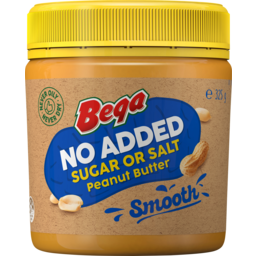 Photo of Bega Smooth Peanut Butter No Added Sugar Or Salt 325g