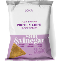 Photo of LOKA Protein Chips Salt & Vinegar