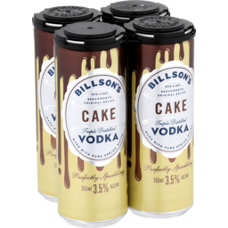 Photo of Billson's Vodka With Cake 4 X 355ml 4.0x355ml