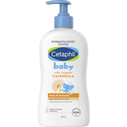 Photo of Cetaphil Baby Gentle Wash & Shampoo, Organic Calendula 400ml 400ml
