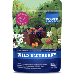 Photo of Power Super Foods Wild Blueberry - Freeze Dried
