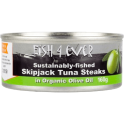 Photo of Fish 4 Ever Skipjack Tuna Steaks in Olive Oil
