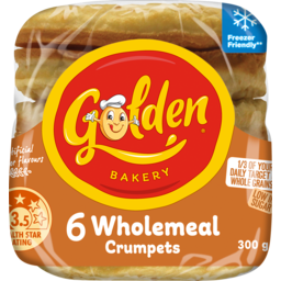 Photo of Golden Crumpets Wholemeal 6 Pack