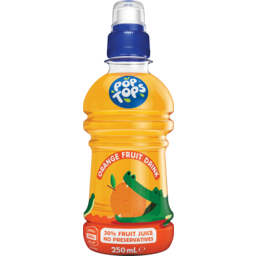 Photo of Pop Tops Fruit Drink Orange Single Bottle