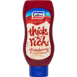Photo of Cottees Thick N Rich Strawberry Flavoured Topping Squeeze 575g