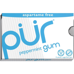 Photo of  Pur Peppermint Gum 9 pack