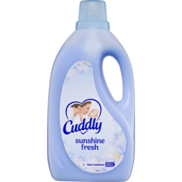 Photo of Cuddly Regular Liquid Fabric Softener Conditioner Sunshine Fresh 2l Made In Australia Long Lasting Fragrance 2l