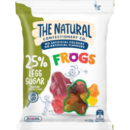 Photo of The Natural Confectionery Co Frogs 25% Less Sugar 220g