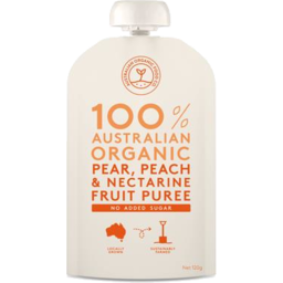 Photo of Australian Organic Food Co. Fruit Puree - Pear, Peach & Nectarine