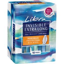 Photo of Libra Invisible Pads Goodnights Wings 10 Pack