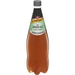 Photo of Schweppes Classic Mixers Dry Ginger Ale Zero Sugar 1.1l
