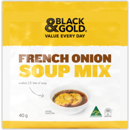 Photo of Black & Gold French Onion Soup Mix Packet 40g
