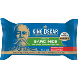 Photo of King Oscar Brisling Sardines In Extra Virgin Olive Oil 45g 45g