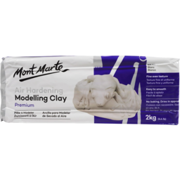 Photo of Mm Premium Air Hardening Modelling Clay - White