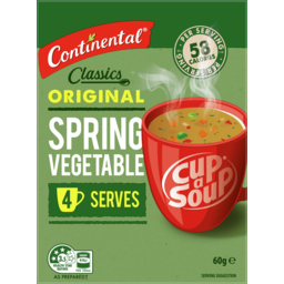 Photo of Continental Cup A Soup Classic Spring Vegetable 4pk 60gm