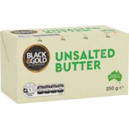 Photo of Black & Gold Butter Unsalted 250g 