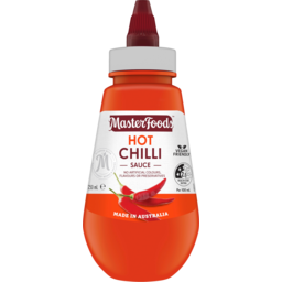 Photo of Masterfoods Hot Chilli Sauce Squeeze 250ml