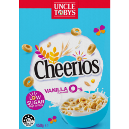 Photo of Uncle Tobys Low Sugar Vanilla Cheerios 450g