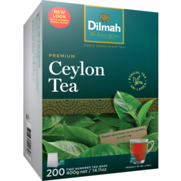 Photo of Dilmah Premium Ceylon Tea Bags 200 Pack 400g
