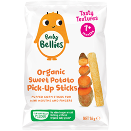 Photo of Baby Bellies Organic Pick Up Stick Sweet potatoe 16gm