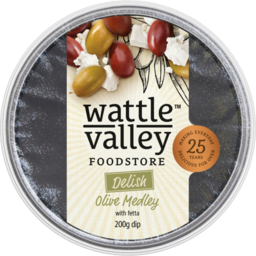Photo of Wattle Valley Food Store Delish Olive Medley With Fetta Dip 200g