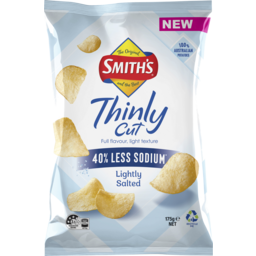 Photo of Smiths Thinly Cut Light Salted 175gm