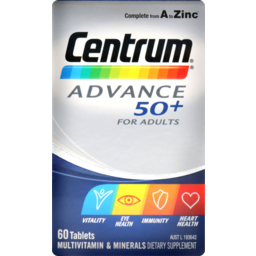 Photo of Centrum Advance 50+ Adults 60 Tablets