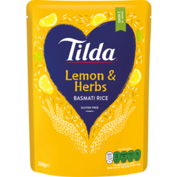 Photo of Tilda Lemon & Herbs Basmati Rice 250g