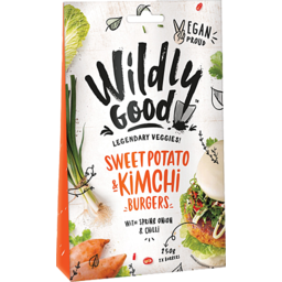 Photo of Wildly Good Sweet Potato & Kimchi Burgers 250g