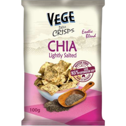 Photo of Vege Deli Crisps Chia Lightly Salted 100gm