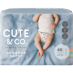 Photo of Cute & Co Nappy - Bulk Newborn 48pk