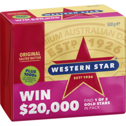 Photo of Western Star Original Salted Butter Pat 500 G